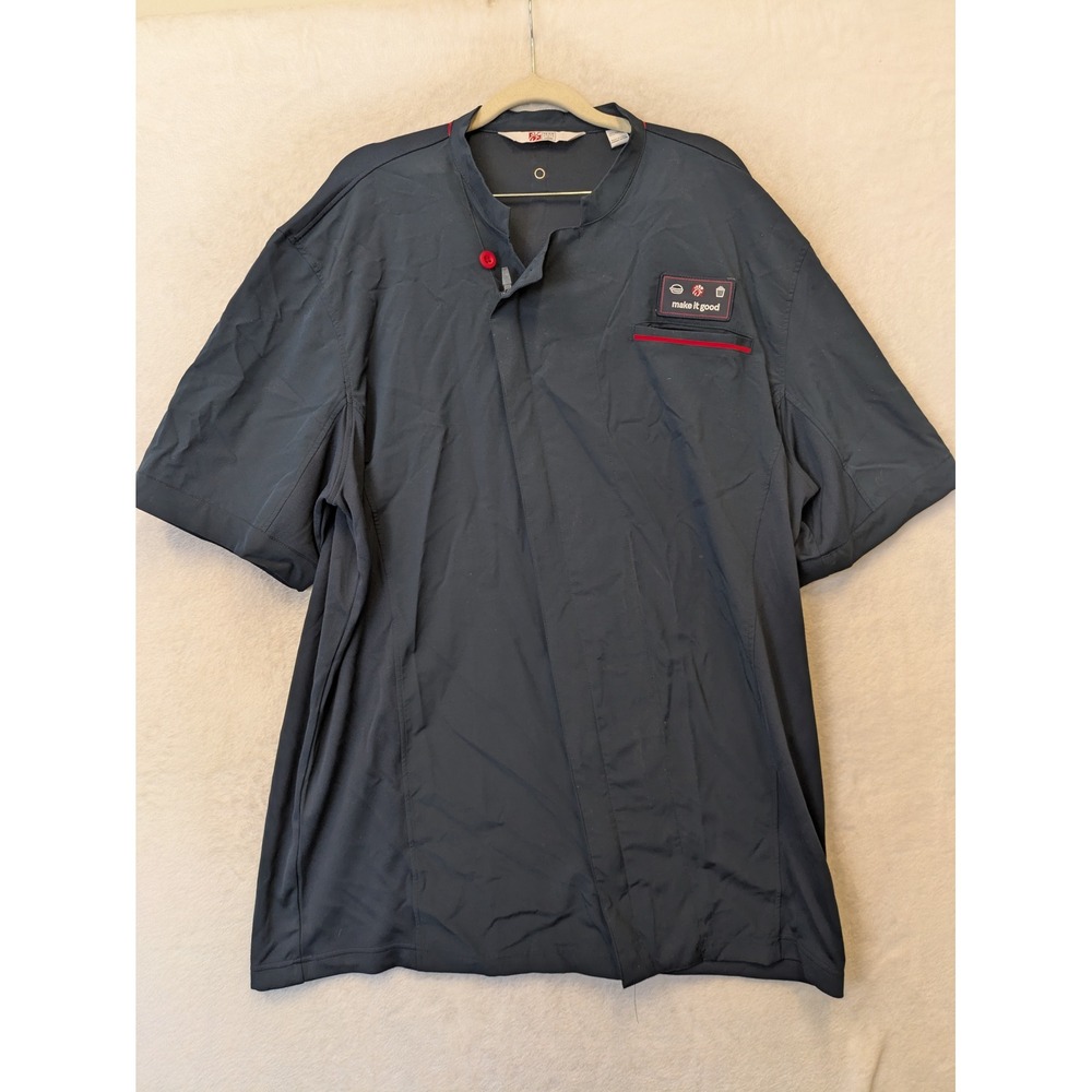 Chick-fil-A Men's Size L Team Style Oobe Navy Blue Uniform Shirt